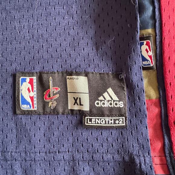 2009 Adidas LeBron James NBA Cleveland Cavaliers Blue Swingman Youth XL Adult M - Picture 3 of 9